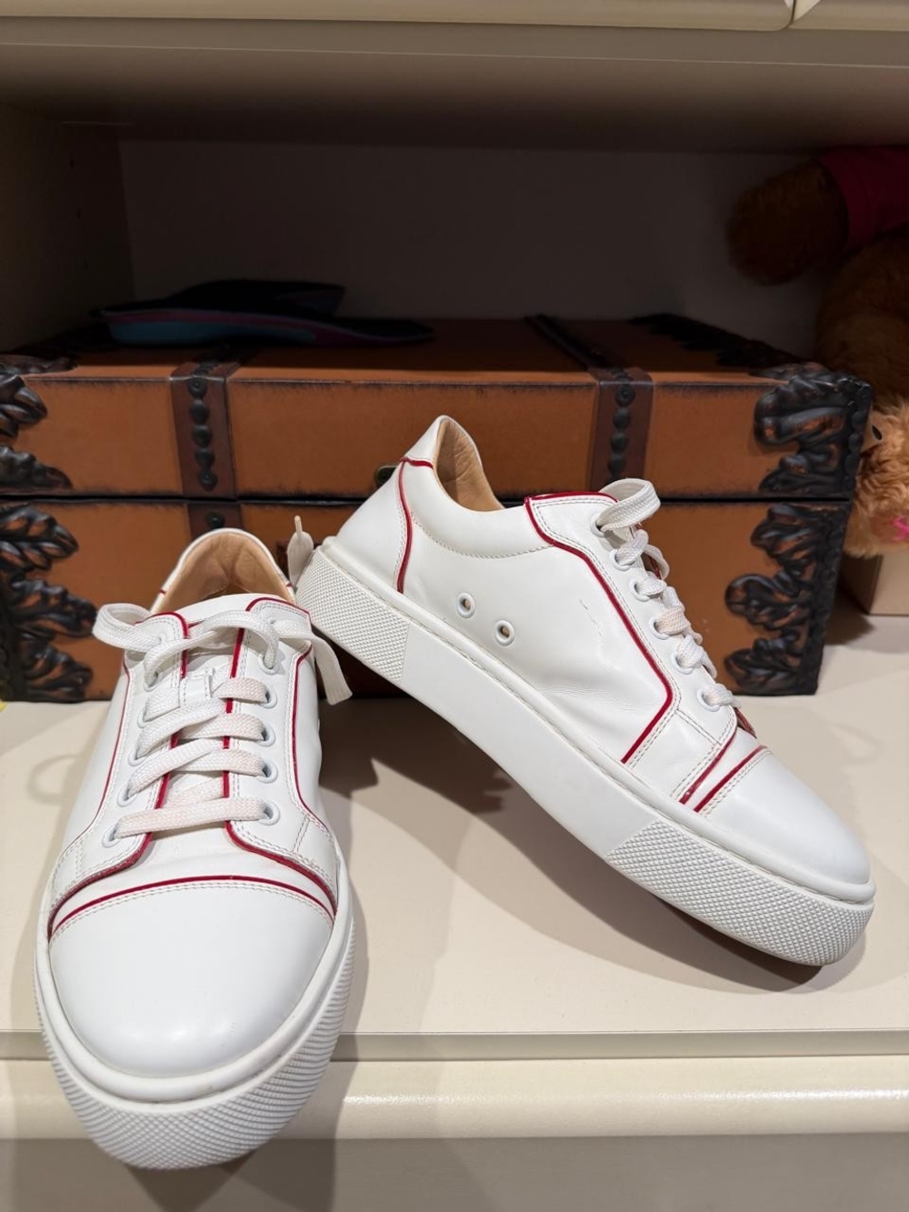 Christian Louboutin Vieirissima Sneaker White Leather